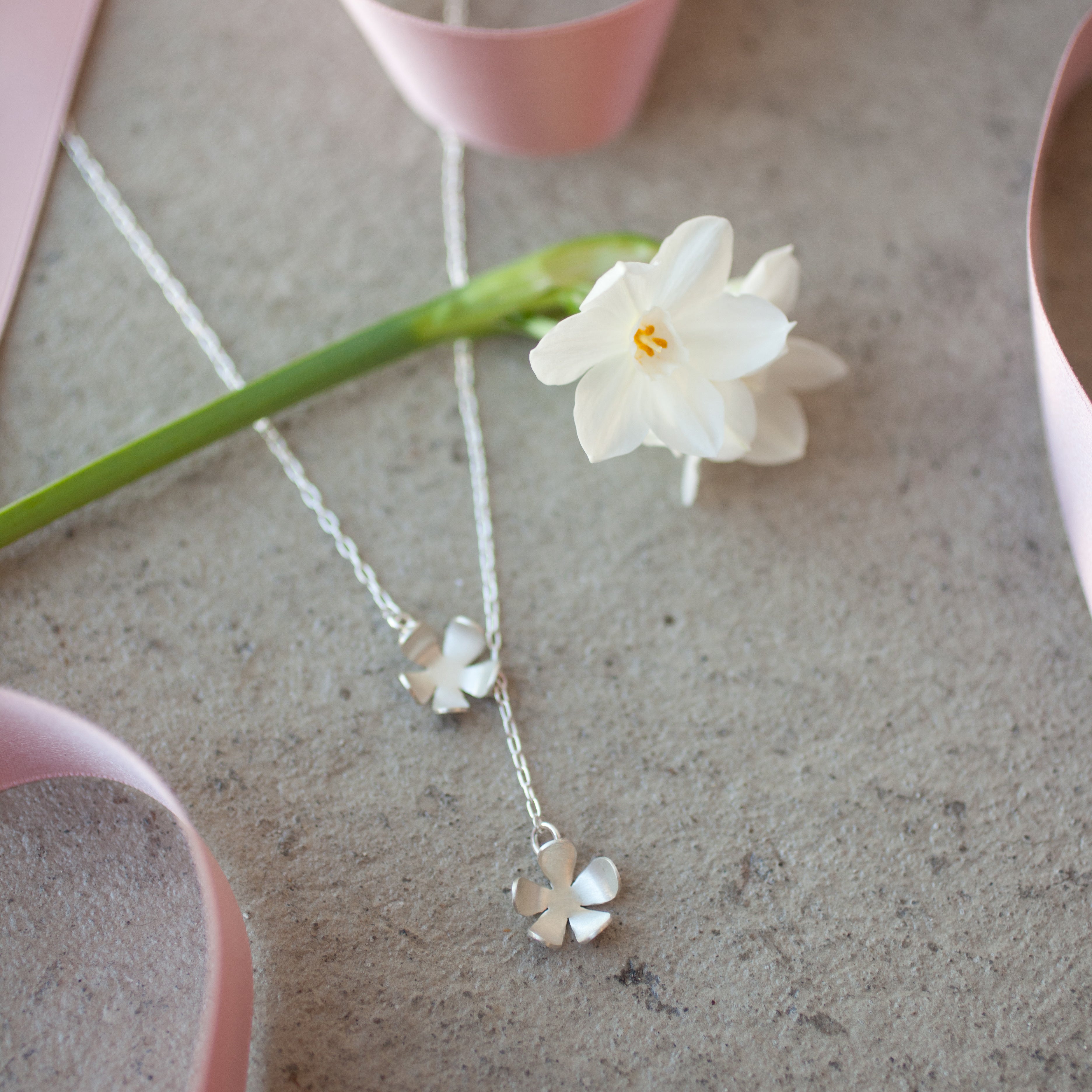 Blossom Lariat Necklace